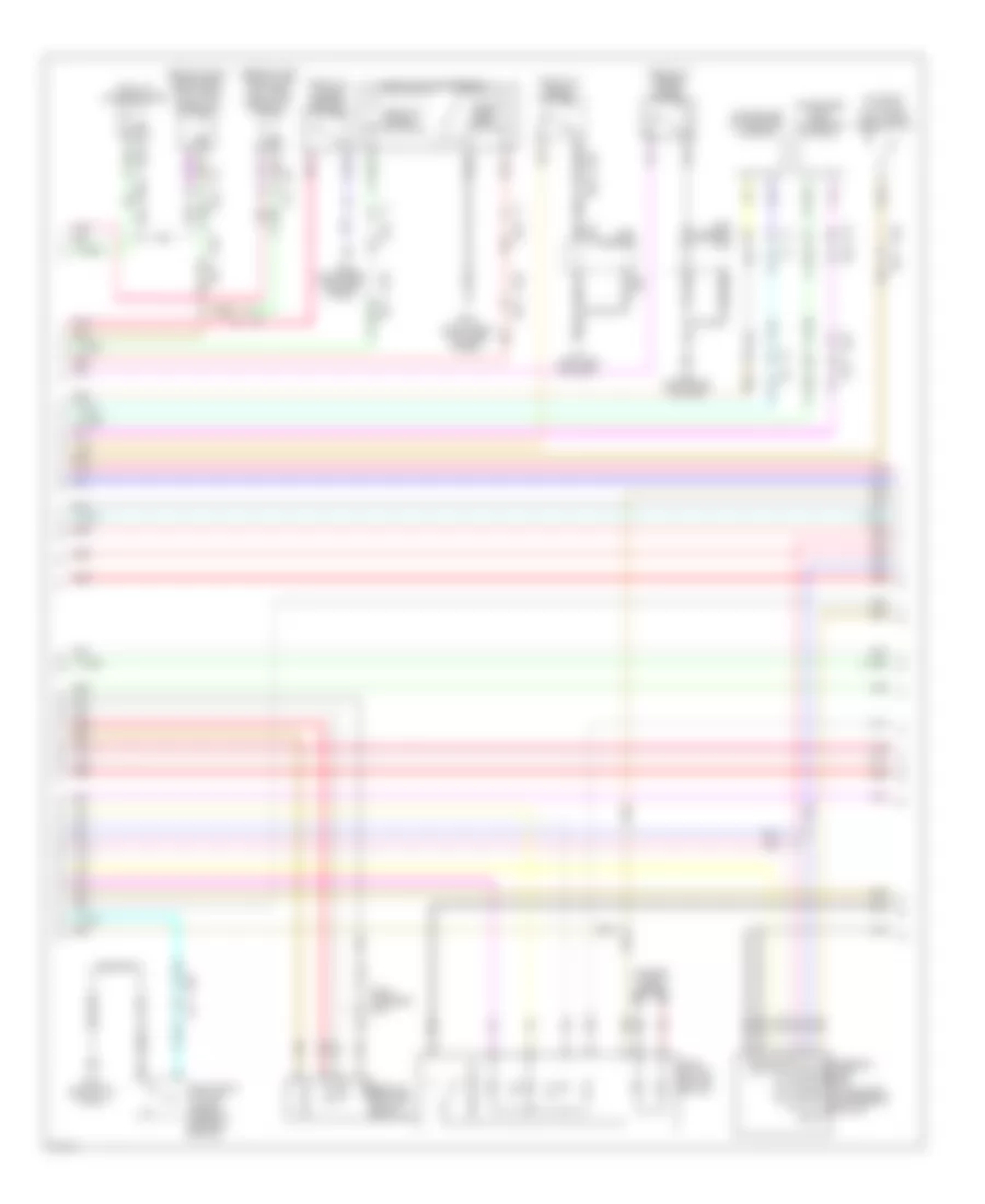 Forced Entry Wiring Diagram 2 of 4 for Infiniti M37 Sport 2012