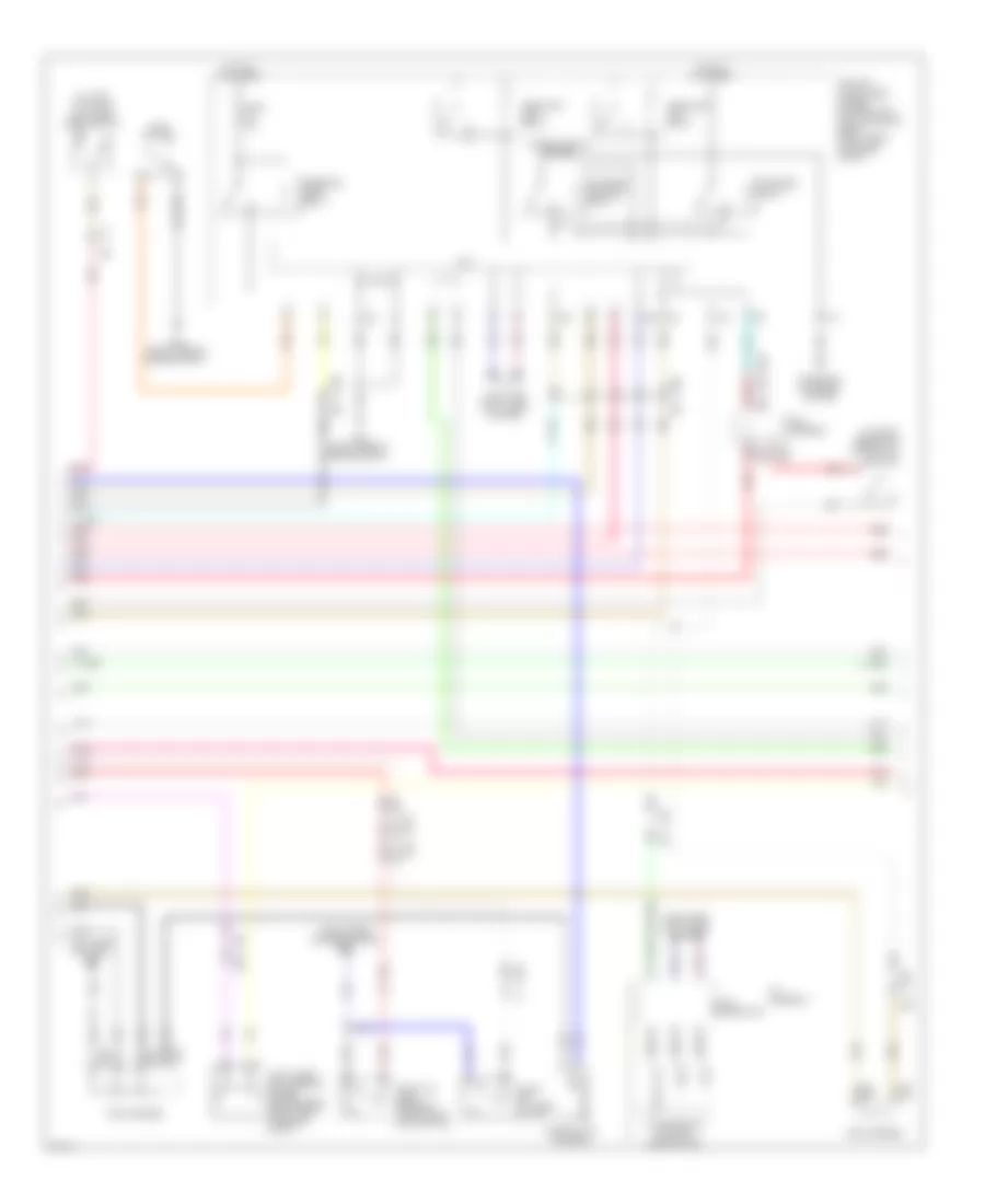 Forced Entry Wiring Diagram (3 of 4) for Infiniti M37 Sport 2012