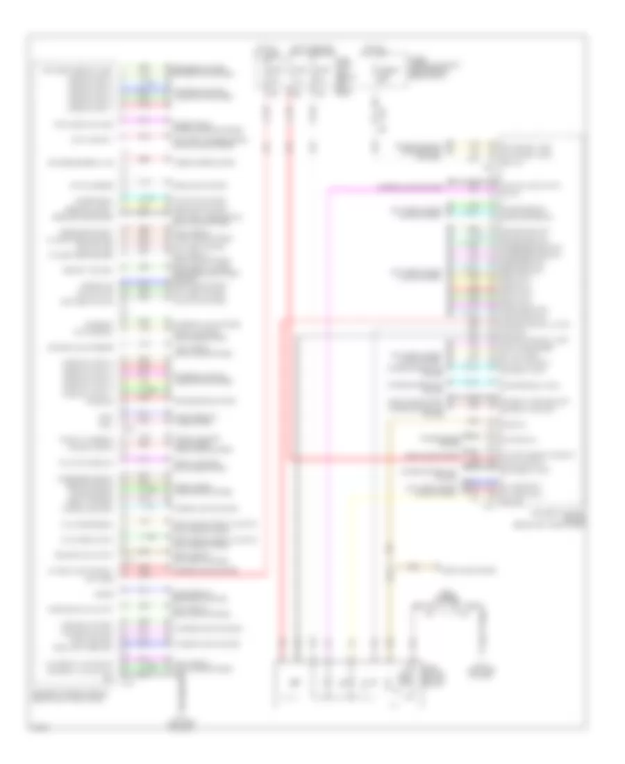 Body Control Modules Wiring Diagram for Infiniti M37 Sport 2012