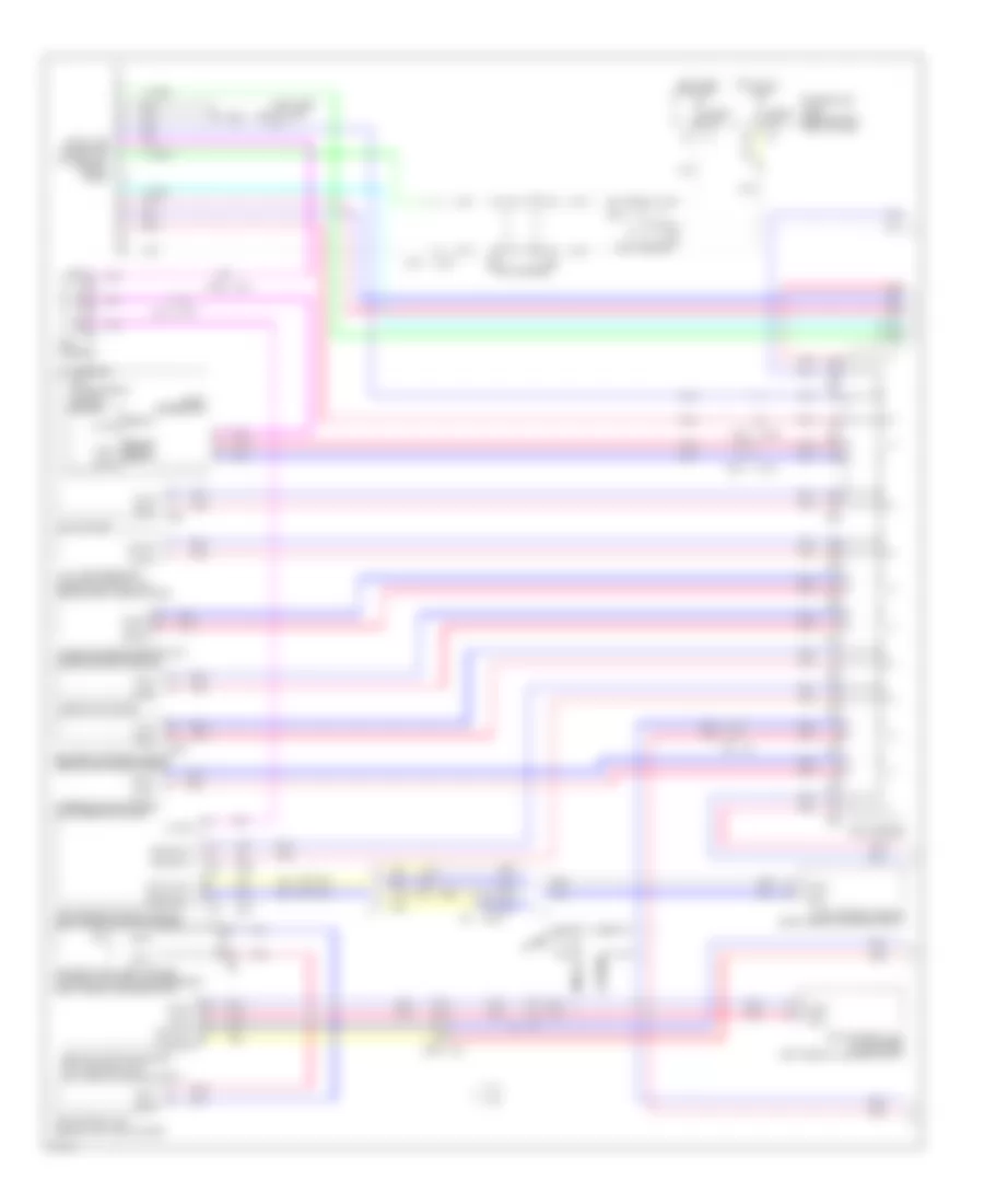 Computer Data Lines Wiring Diagram with ICC 1 of 3 for Infiniti M37 Sport 2012