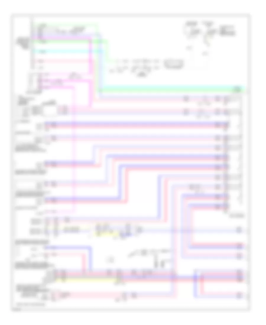 Computer Data Lines Wiring Diagram, without ICC (1 of 2) for Infiniti M37 Sport 2012