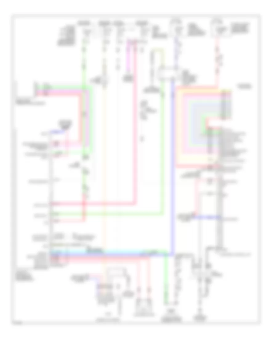 Electronic Power Steering Wiring Diagram with 4WAS for Infiniti M37 Sport 2012