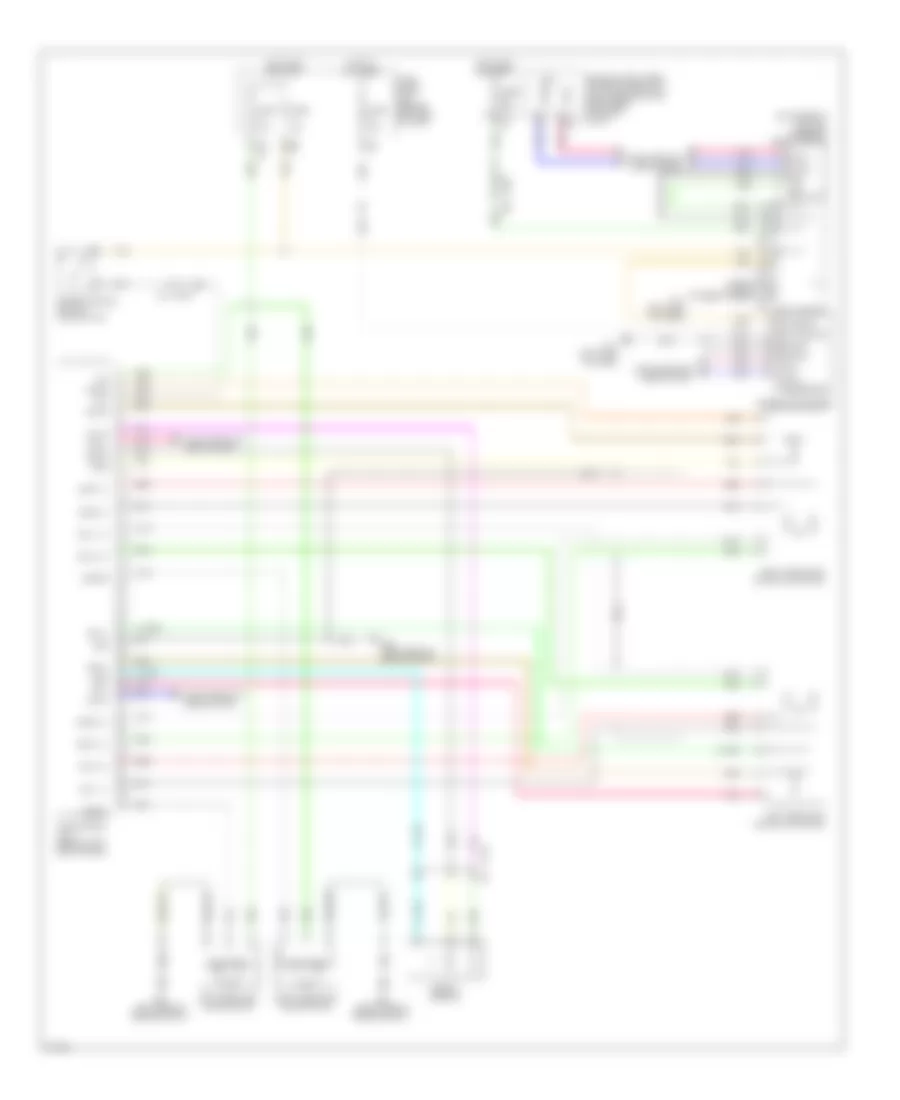 Adaptive Front Lighting Wiring Diagram for Infiniti M37 Sport 2012