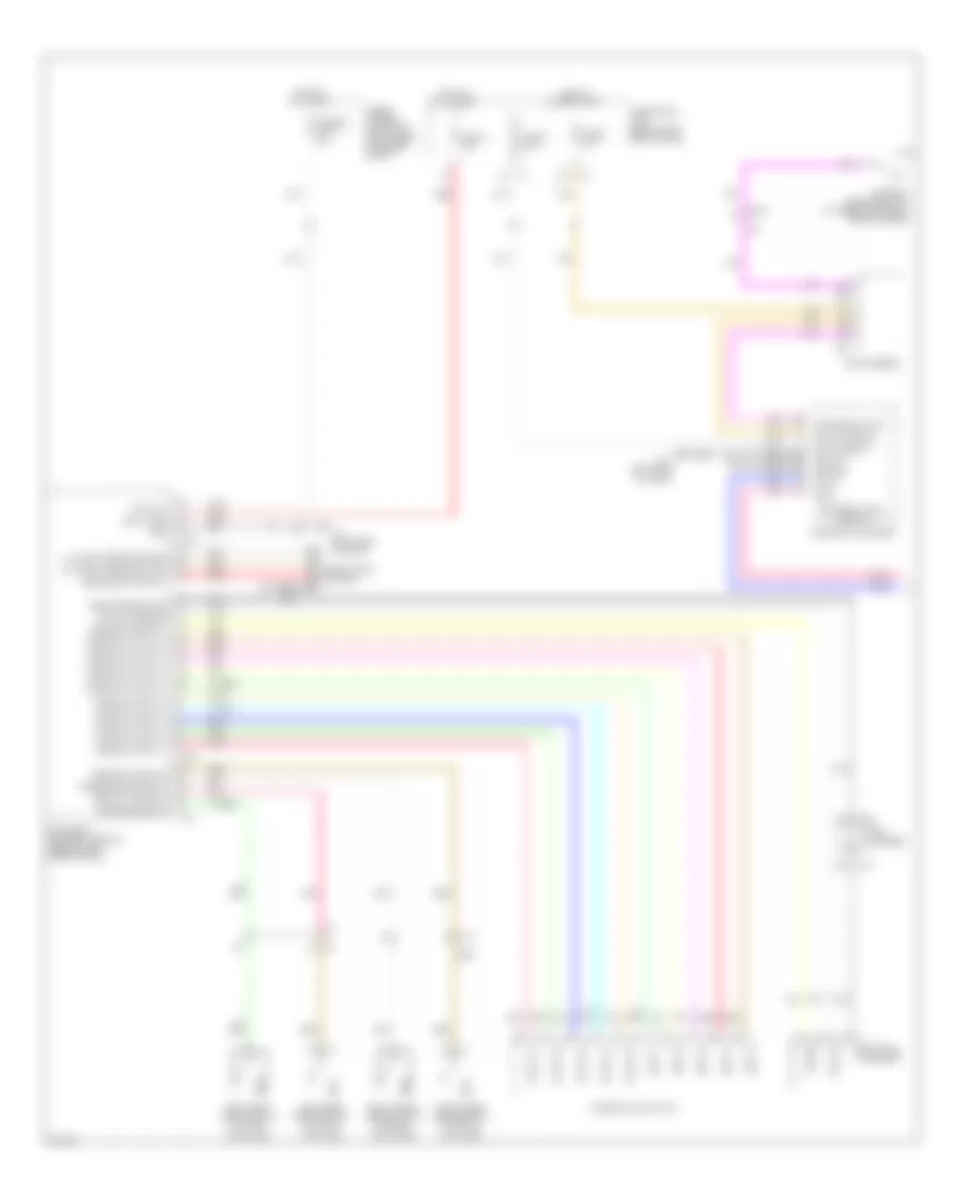 Headlamps Wiring Diagram 1 of 2 for Infiniti M37 Sport 2012