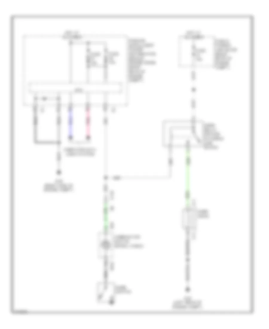 Horn Wiring Diagram for Infiniti M37 Sport 2012