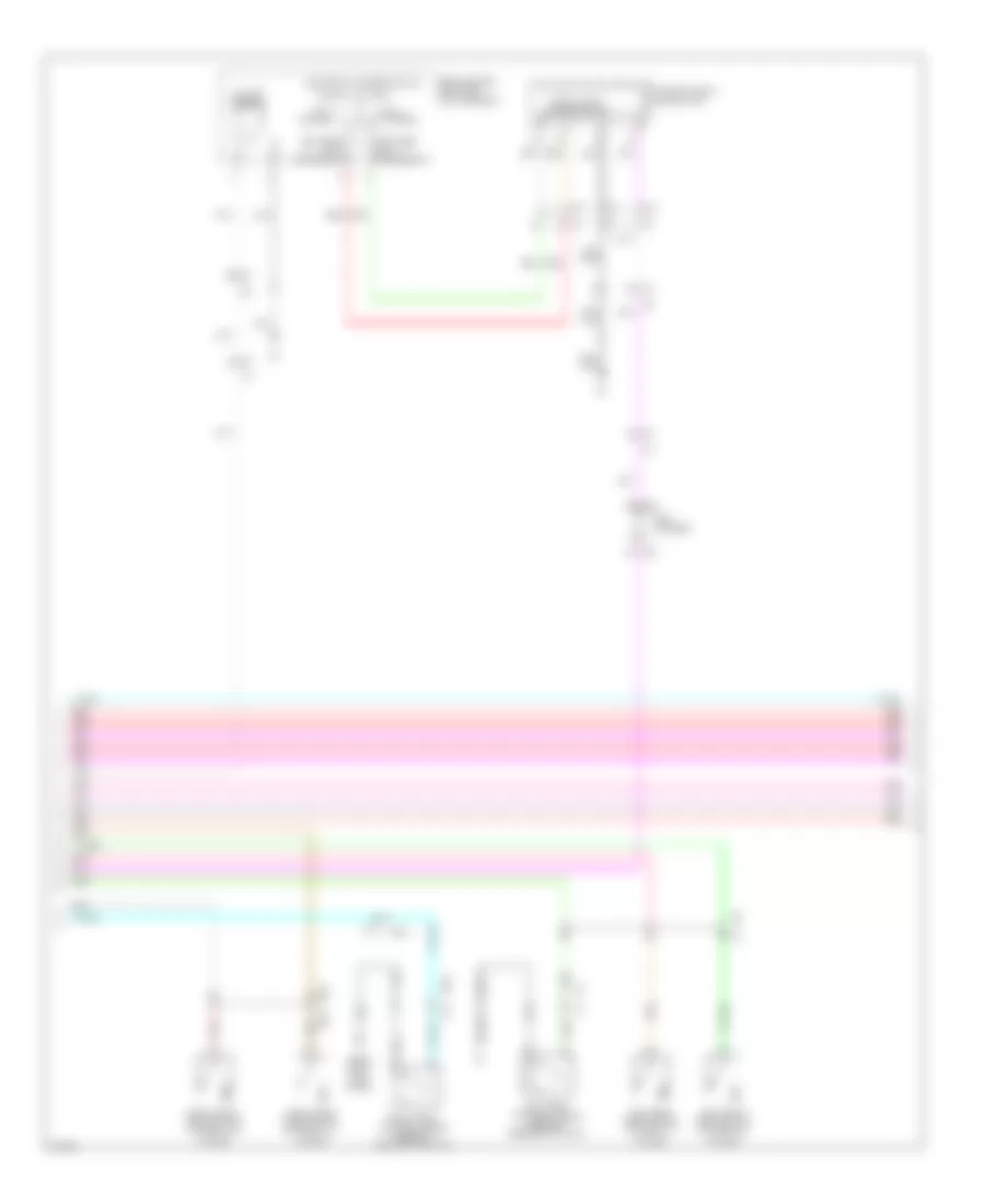 Courtesy Lamps Wiring Diagram (2 of 3) for Infiniti M37 Sport 2012