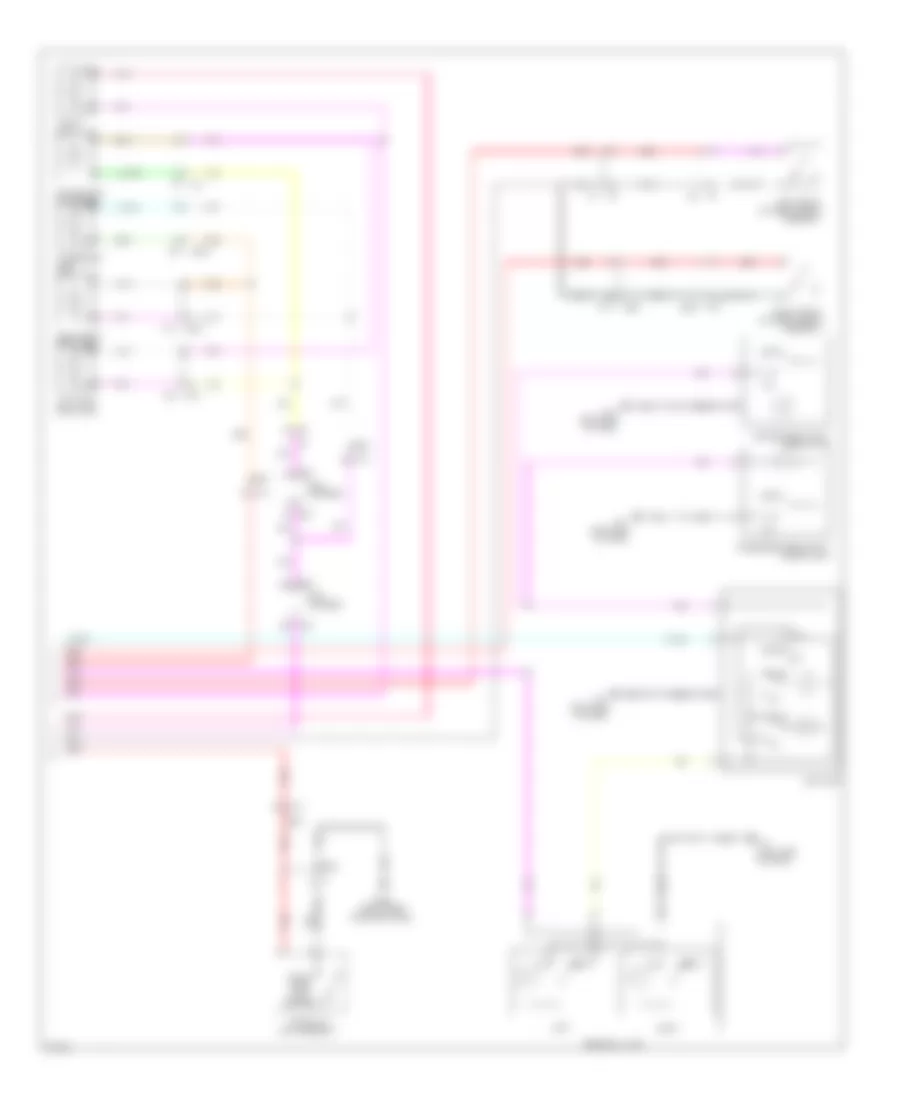 Courtesy Lamps Wiring Diagram 3 of 3 for Infiniti M37 Sport 2012