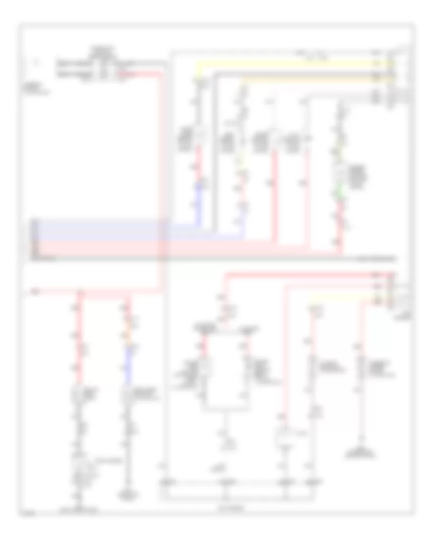 Instrument Illumination Wiring Diagram (3 of 3) for Infiniti M37 Sport 2012