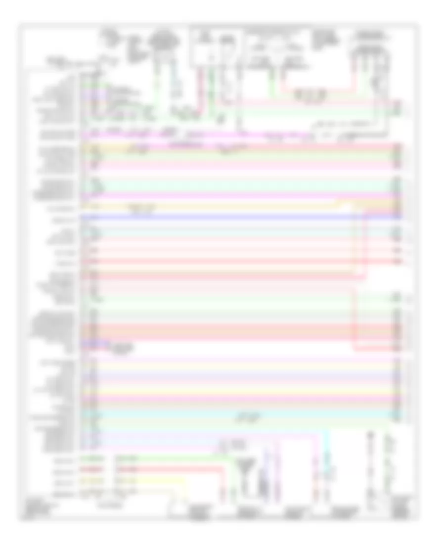 Power Door Locks Wiring Diagram 1 of 4 for Infiniti M37 Sport 2012