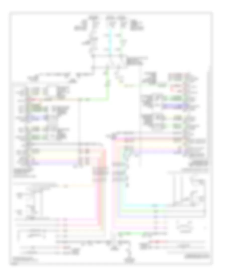 Climate Control Seats Wiring Diagram for Infiniti M37 Sport 2012