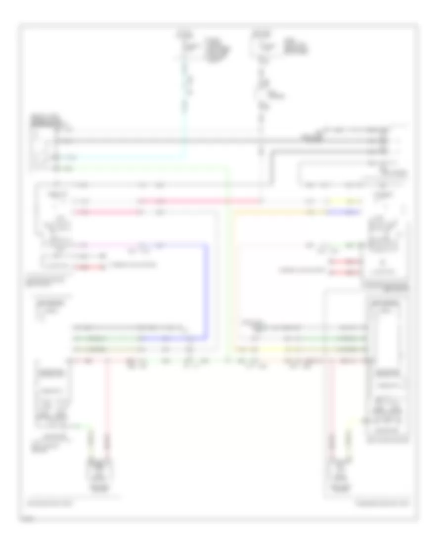 Heated Seats Wiring Diagram for Infiniti M37 Sport 2012