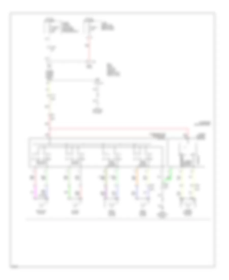 Passenger Power Seat Wiring Diagram for Infiniti M37 Sport 2012