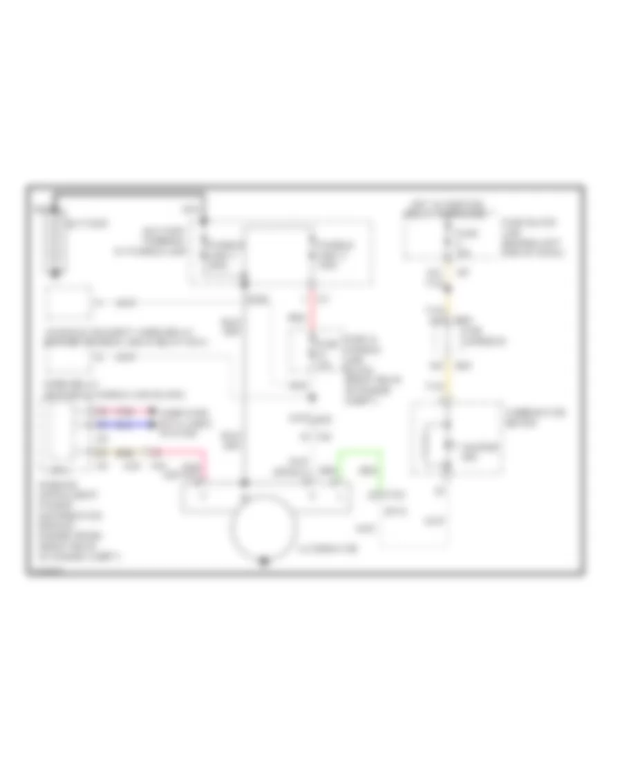 Charging Wiring Diagram for Infiniti M37 Sport 2012