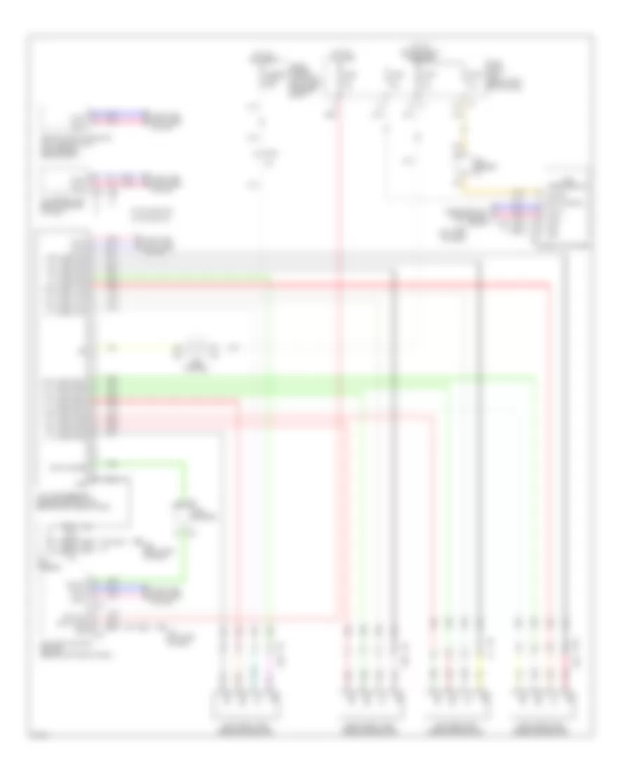 Tire Pressure Monitoring Wiring Diagram for Infiniti M37 Sport 2012