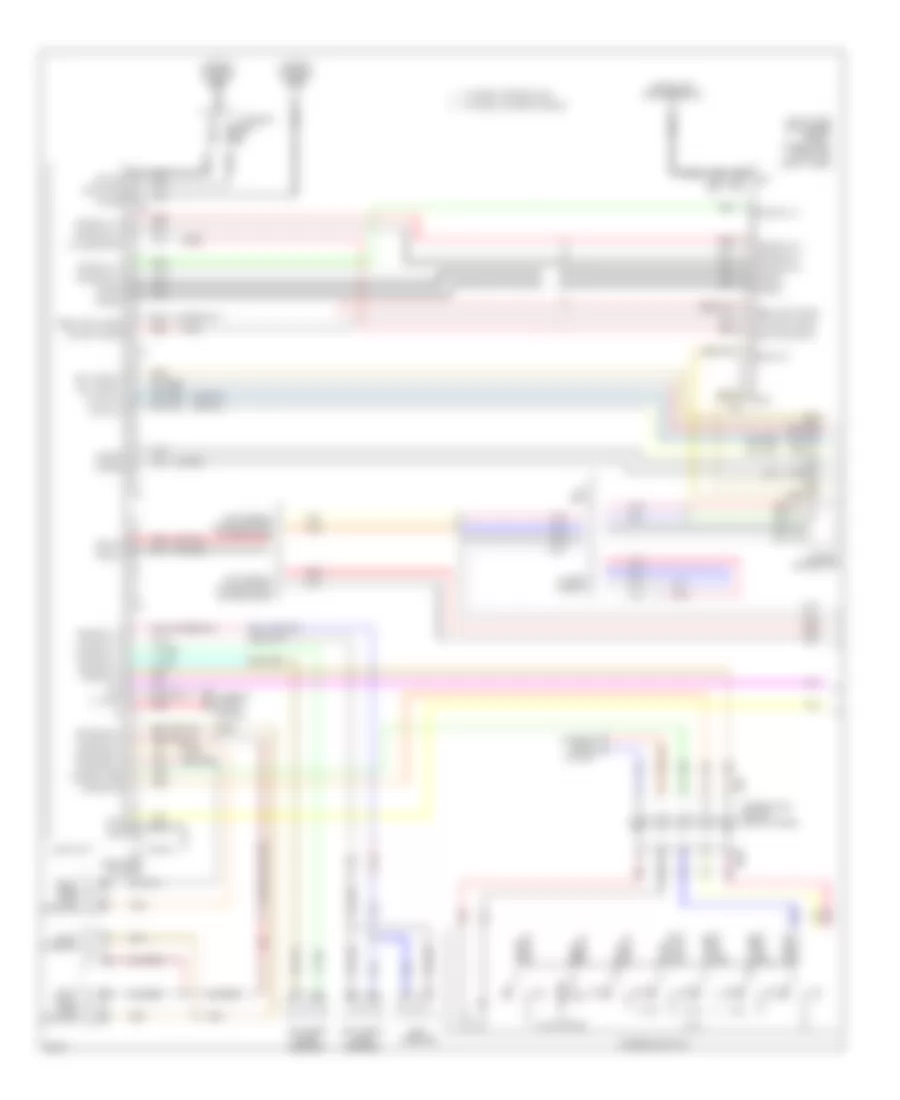 Base Radio Wiring Diagram 1 of 2 for Infiniti M35 2007