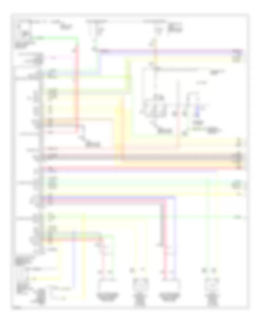 Supplemental Restraints Wiring Diagram 1 of 2 for Infiniti M35 2007