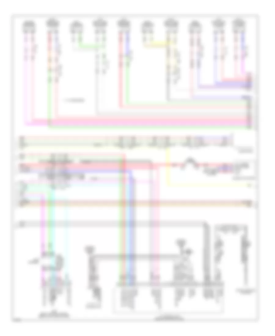 Navigation Wiring Diagram (3 of 4) for Infiniti M37 x 2012