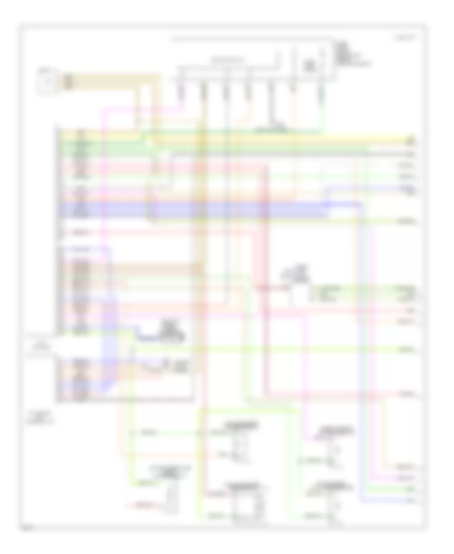 Электросхема кондиционера (1 из 2) для Infiniti Q45 1995