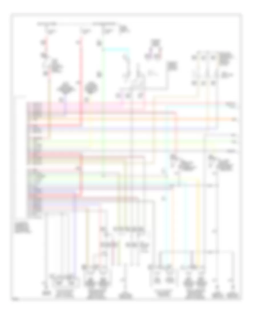 Electronic Suspension Wiring Diagram 1 of 2 for Infiniti Q45 1995