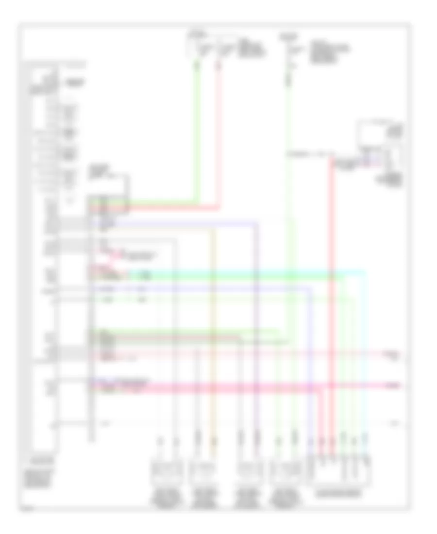 Anti lock Brakes Wiring Diagram 1 of 2 for Infiniti M35 x 2007