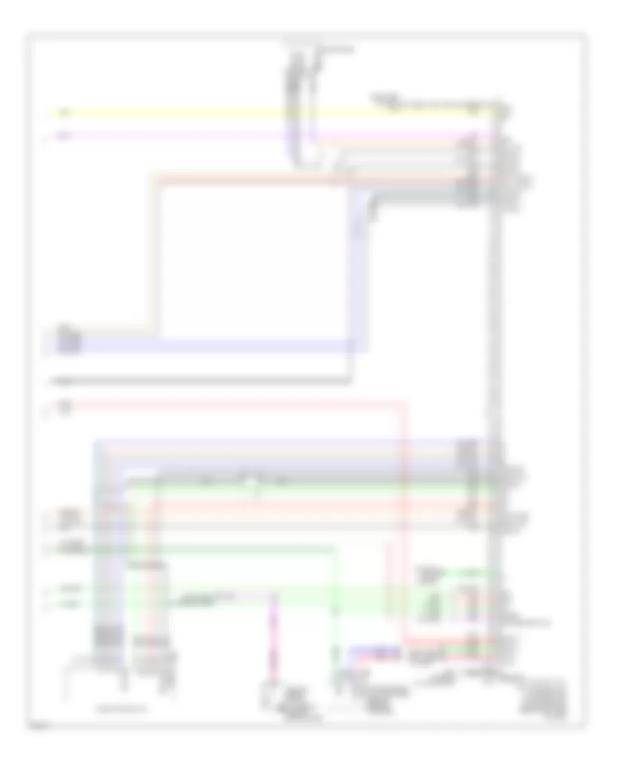 Premium Sound Radio Wiring Diagram, with Mobile Entertainment System  Bose Surround Audio 5.1 Channel System (6 of 6) for Infiniti M35 x 2007