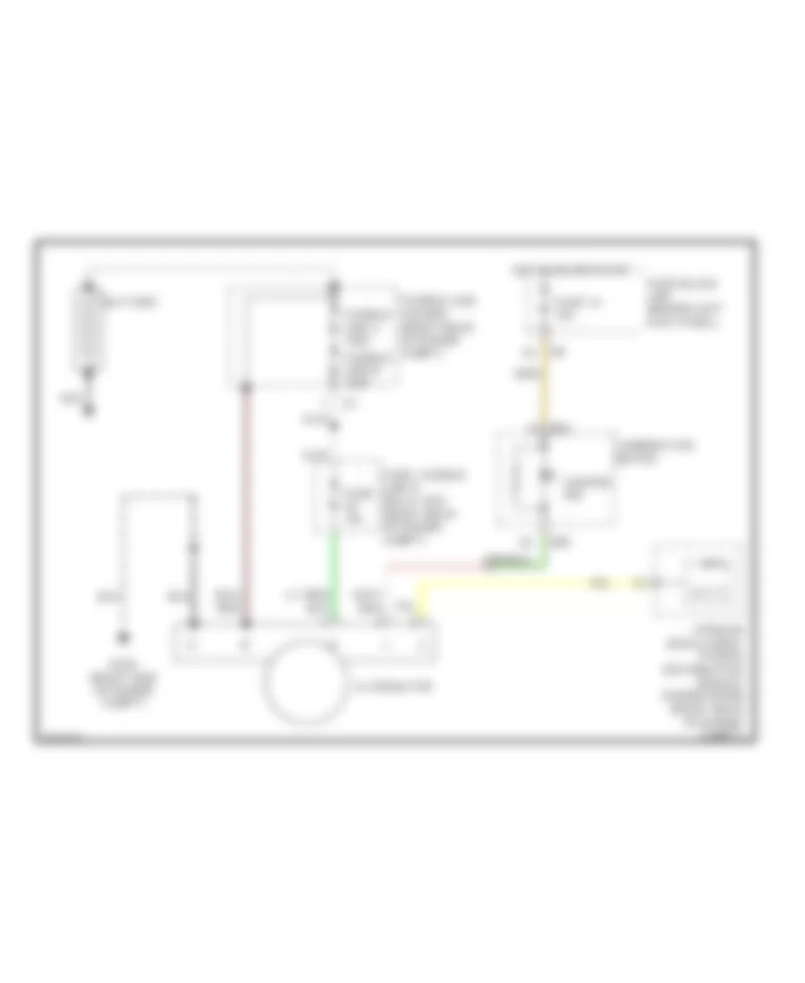 Charging Wiring Diagram 2WD for Infiniti M35 x 2007