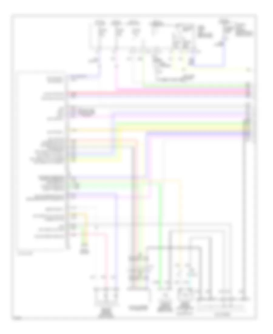 Automatic A C Wiring Diagram 1 of 4 for Infiniti M56 2012