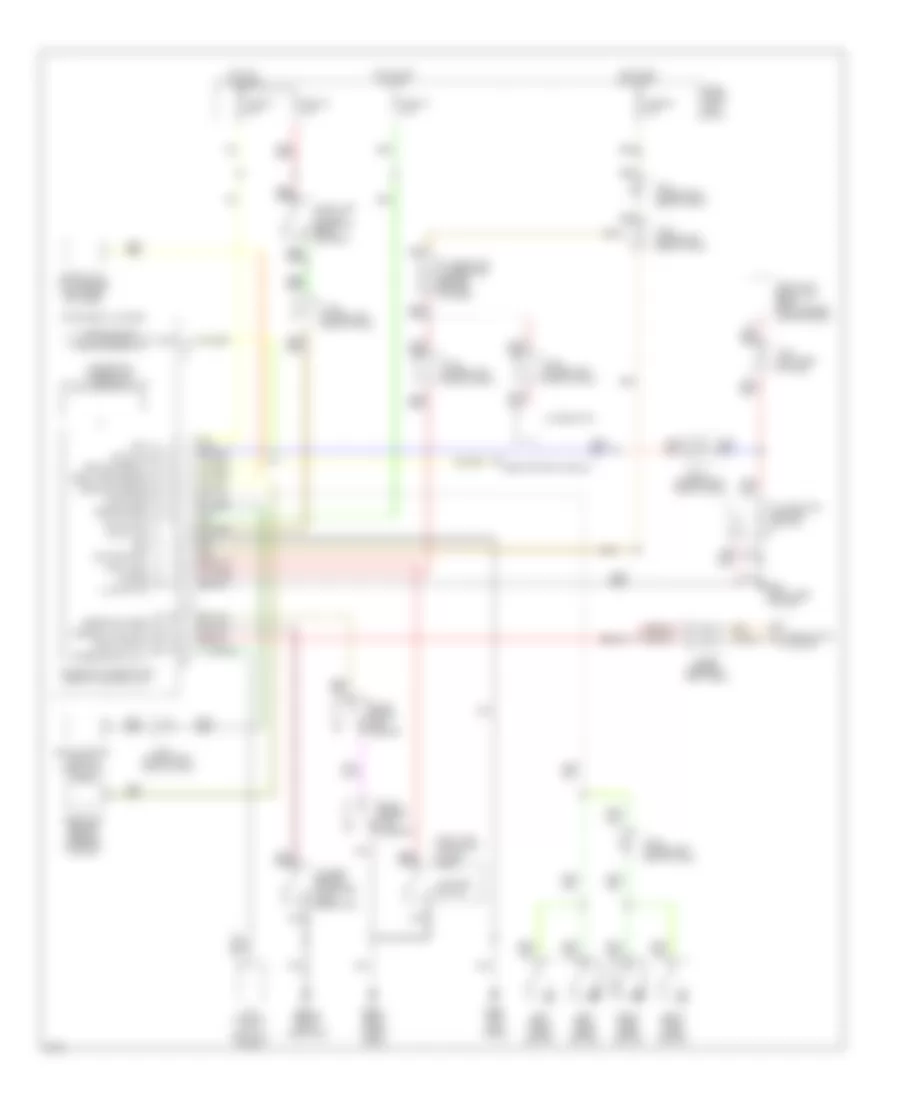 Instrument Cluster Wiring Diagram 1 of 2 for Infiniti Q45 a 1995