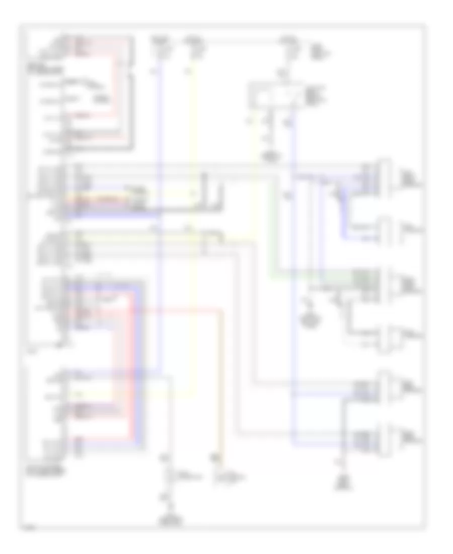 Radio Wiring Diagrams for Infiniti Q45 a 1995