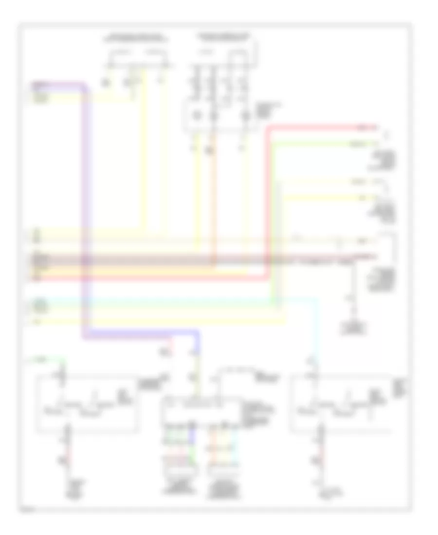 Supplemental Restraints Wiring Diagram (2 of 2) for Infiniti M45 2007