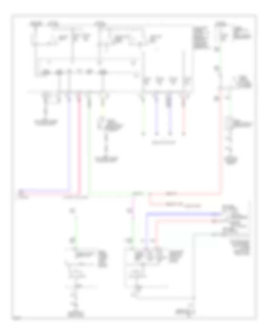 Forced Entry Wiring Diagram (2 of 2) for Infiniti QX56 2007