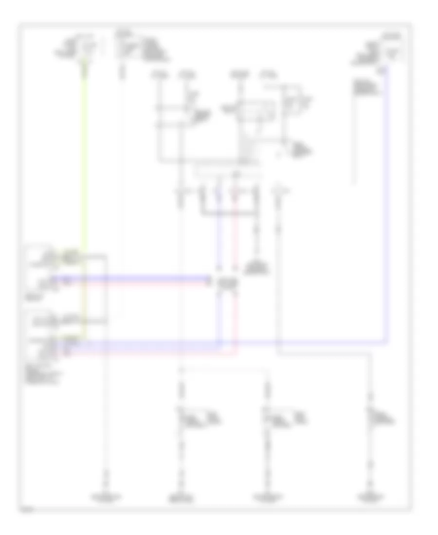 Defoggers Wiring Diagram for Infiniti QX56 2007