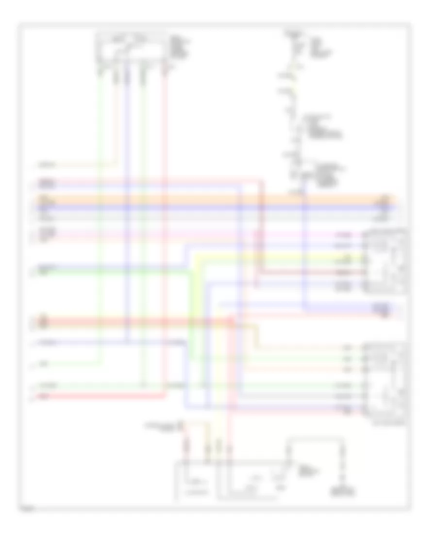 Memory Systems Wiring Diagram 2 of 3 for Infiniti QX56 2007