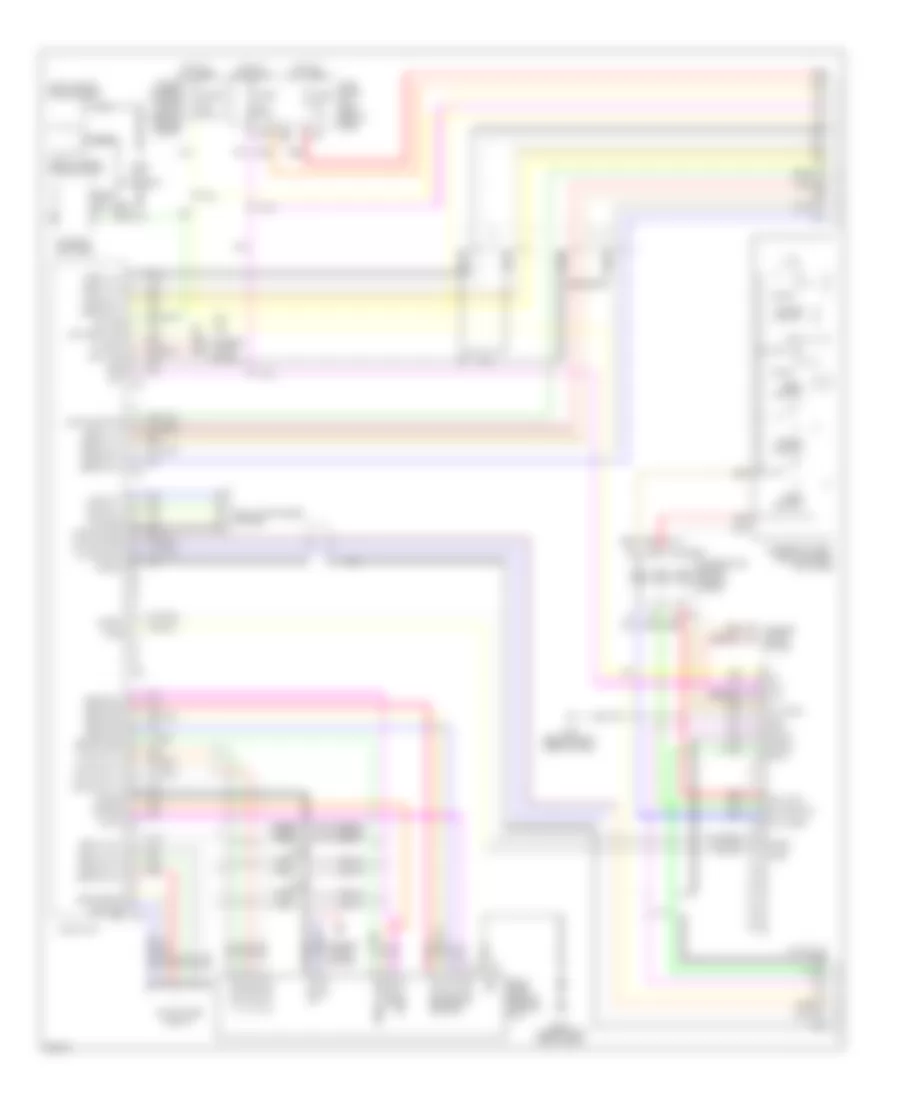 Radio Wiring Diagram (1 of 3) for Infiniti QX56 2007