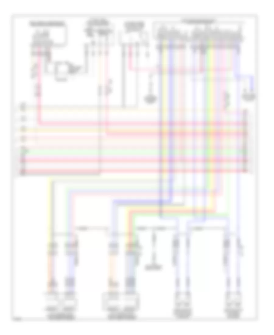 5.6L, Engine Performance Wiring Diagram (6 of 7) for Infiniti M56 x 2012