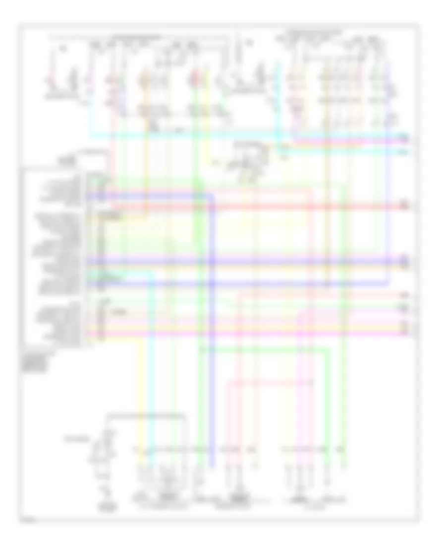 Memory Systems Wiring Diagram 1 of 3 for Infiniti M56 x 2012