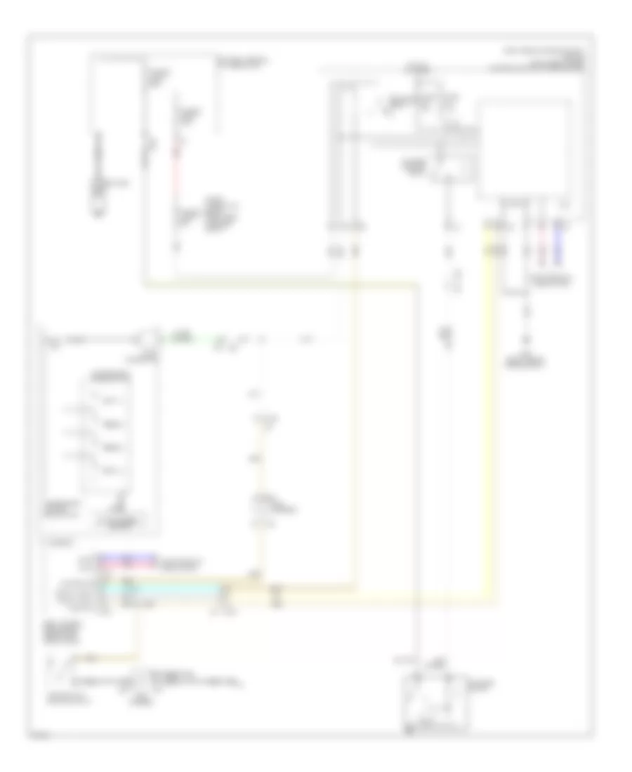 Starting Wiring Diagram for Infiniti M56 x 2012