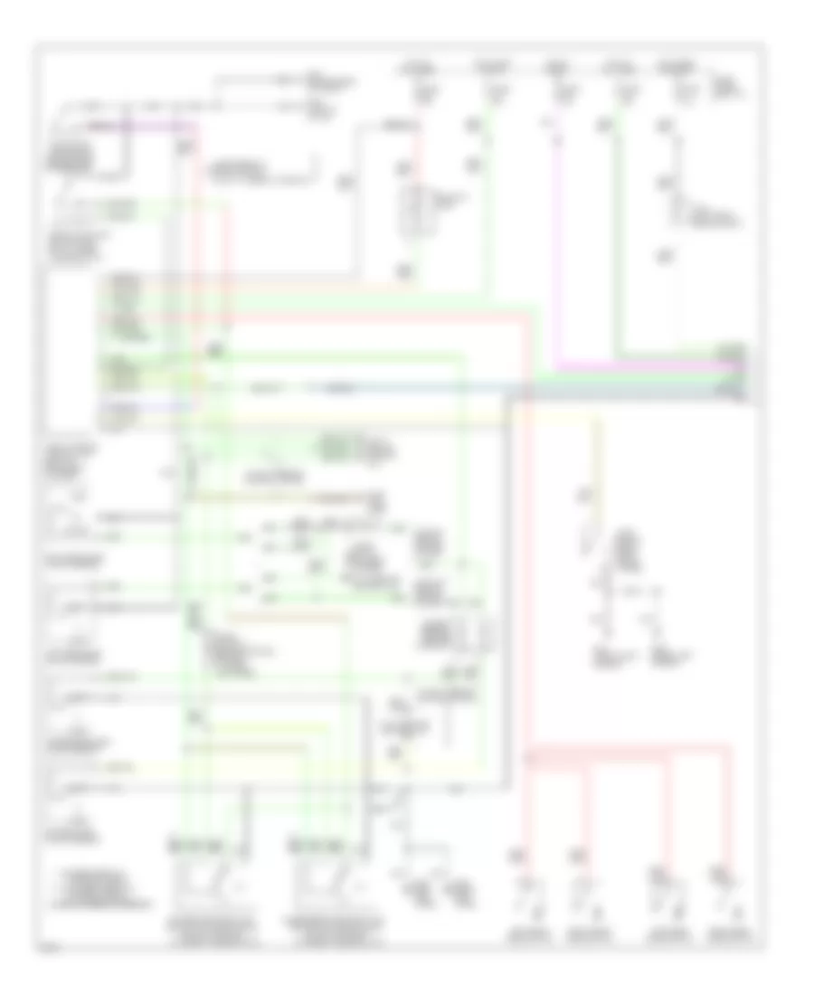 Anti theft Wiring Diagram 1 of 2 for Infiniti G20 t 1996