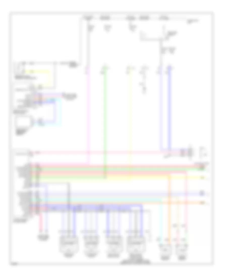 Automatic A C Wiring Diagram 1 of 2 for Infiniti EX35 2008