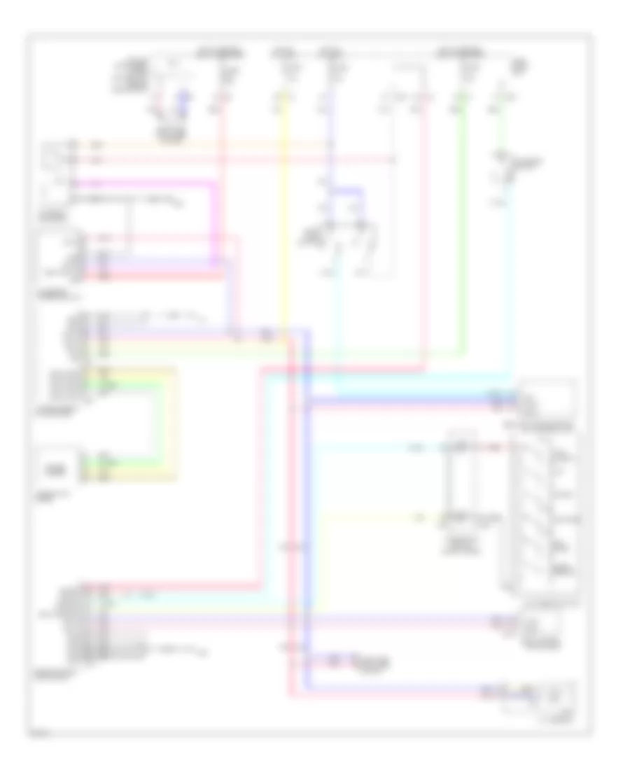 Intelligent Cruise Control Wiring Diagram for Infiniti EX35 2008