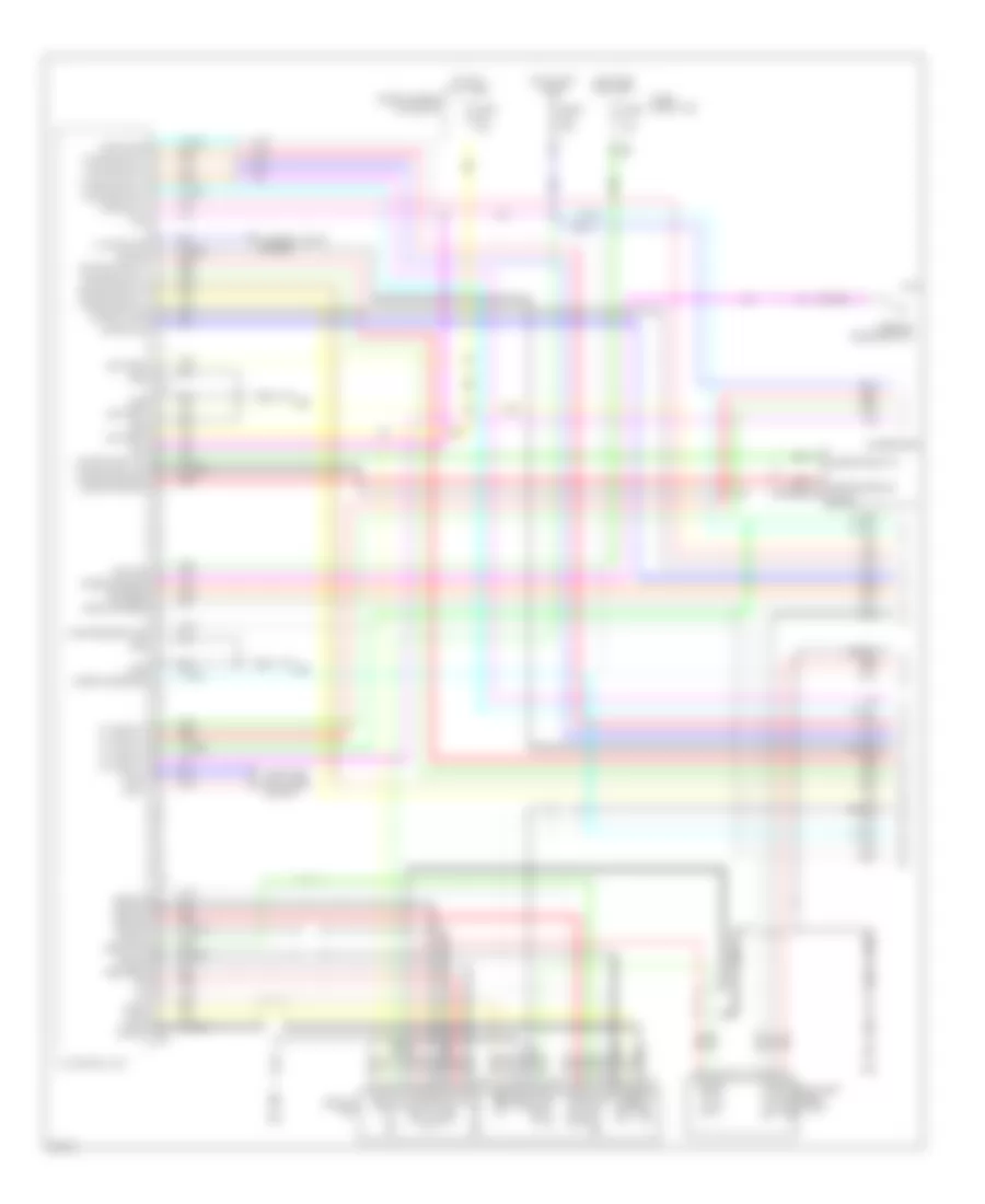 Navigation Wiring Diagram (1 of 4) for Infiniti EX35 2008