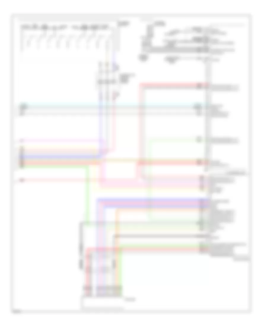 Navigation Wiring Diagram 4 of 4 for Infiniti EX35 2008