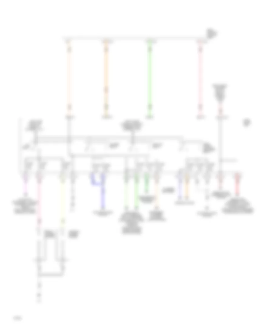 Power Distribution Wiring Diagram 2 of 3 for Infiniti EX35 2008