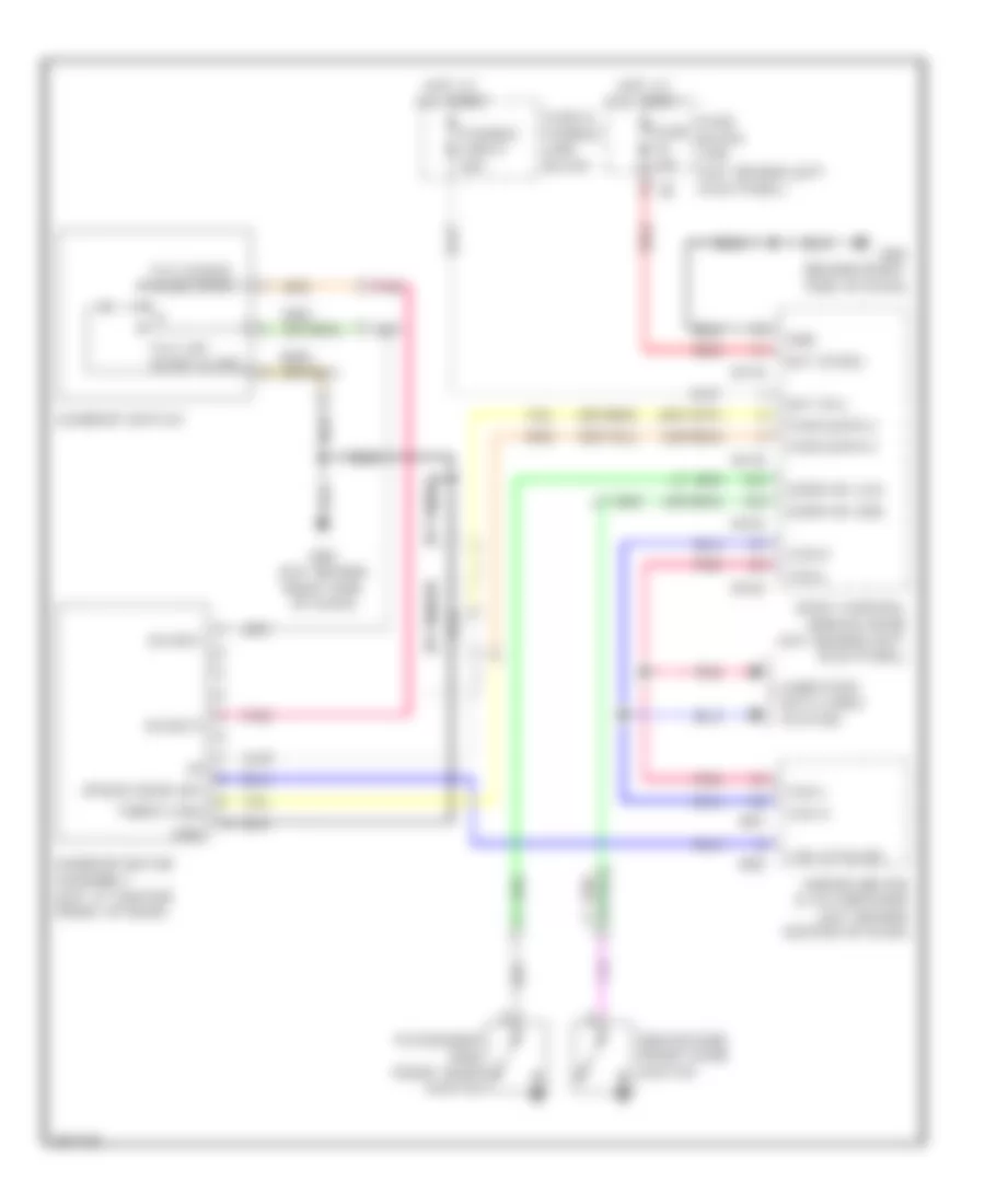 Power TopSunroof Wiring Diagram for Infiniti EX35 2008