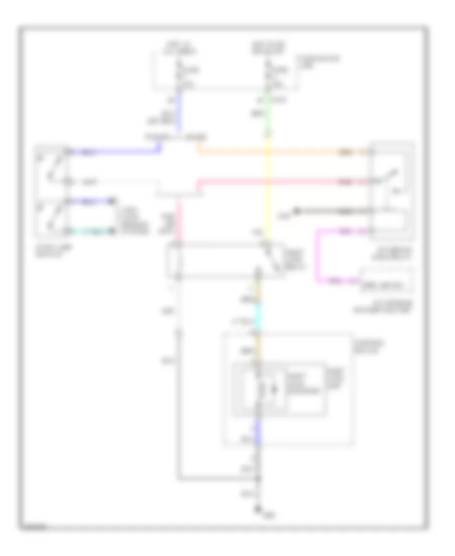 Shift Interlock Wiring Diagram for Infiniti EX35 2008