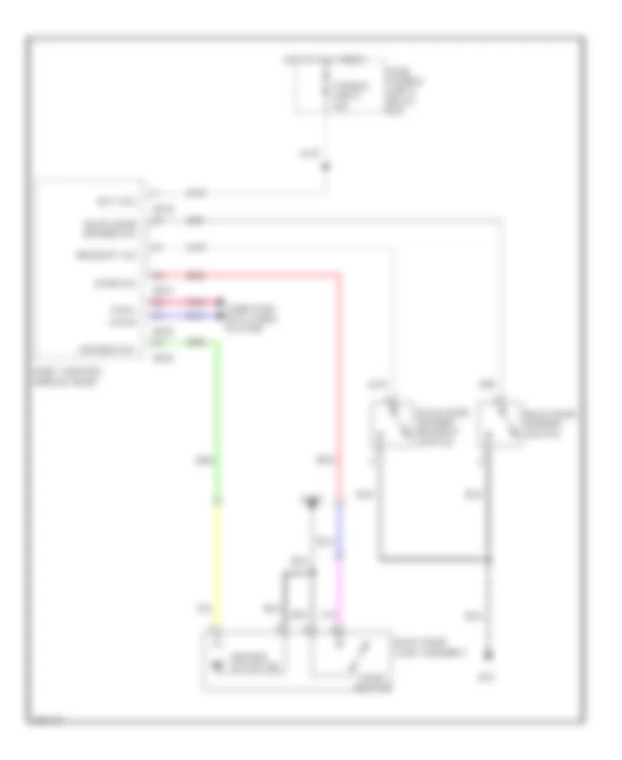 Automatic Back Door Wiring Diagram for Infiniti EX35 2008
