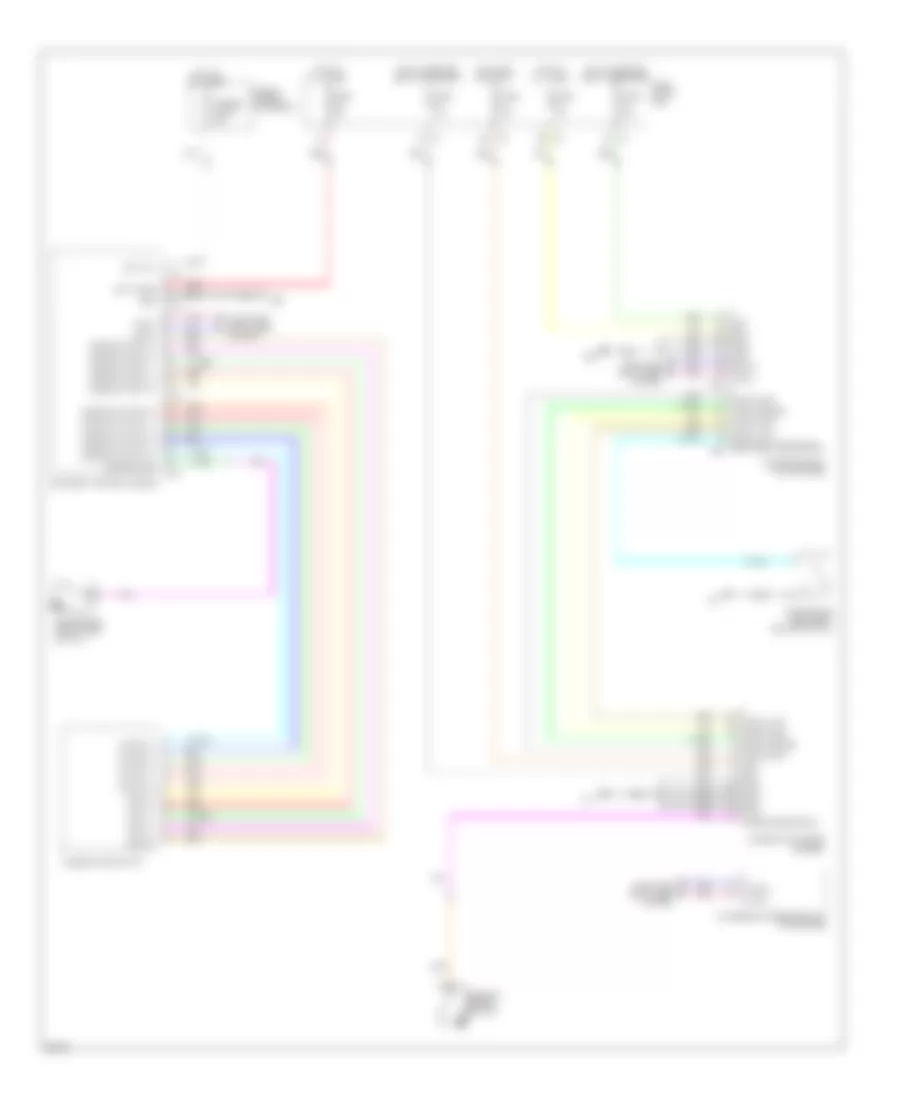 Chime Wiring Diagram for Infiniti EX35 2008