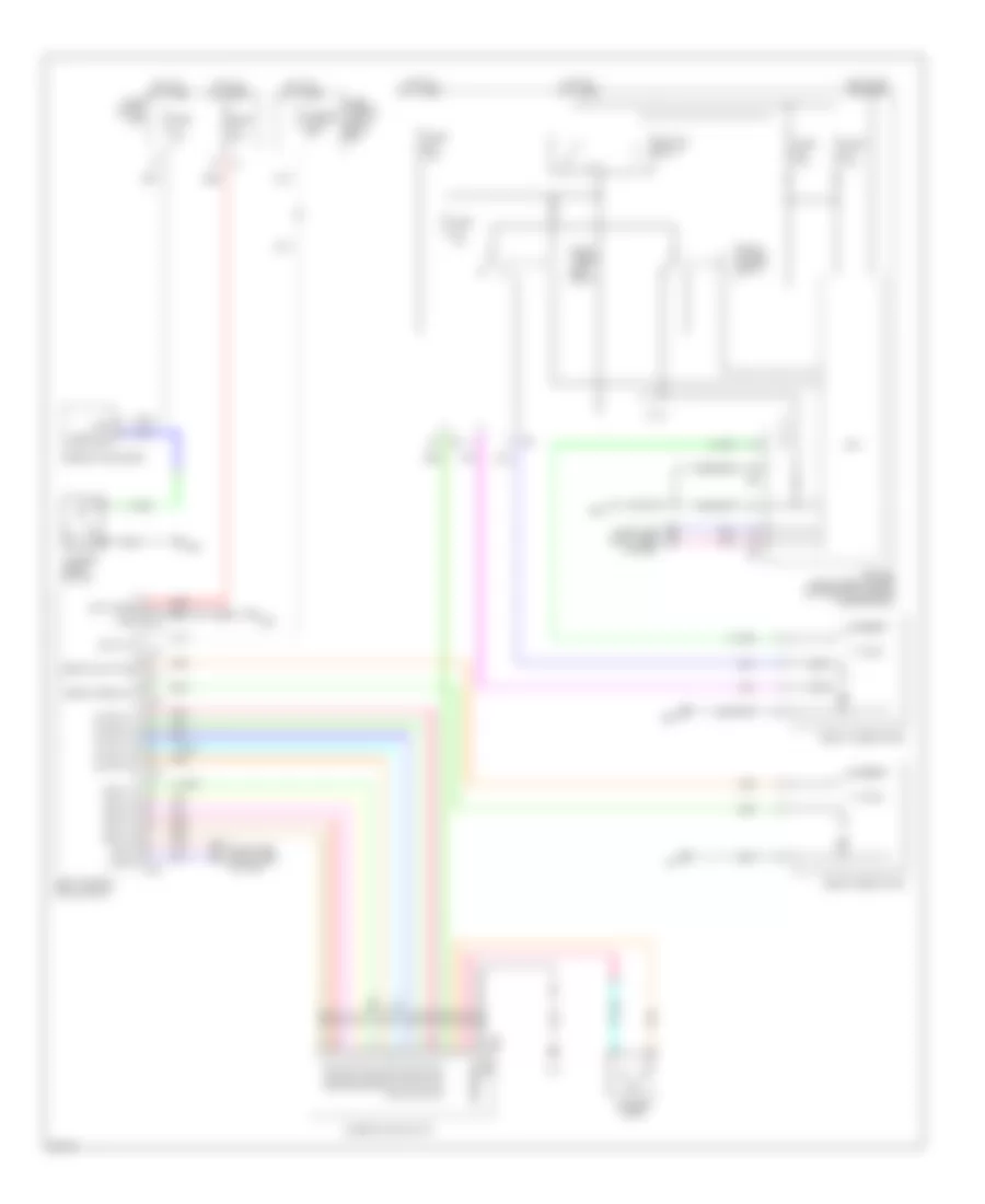Wiper Washer Wiring Diagram for Infiniti EX35 2008