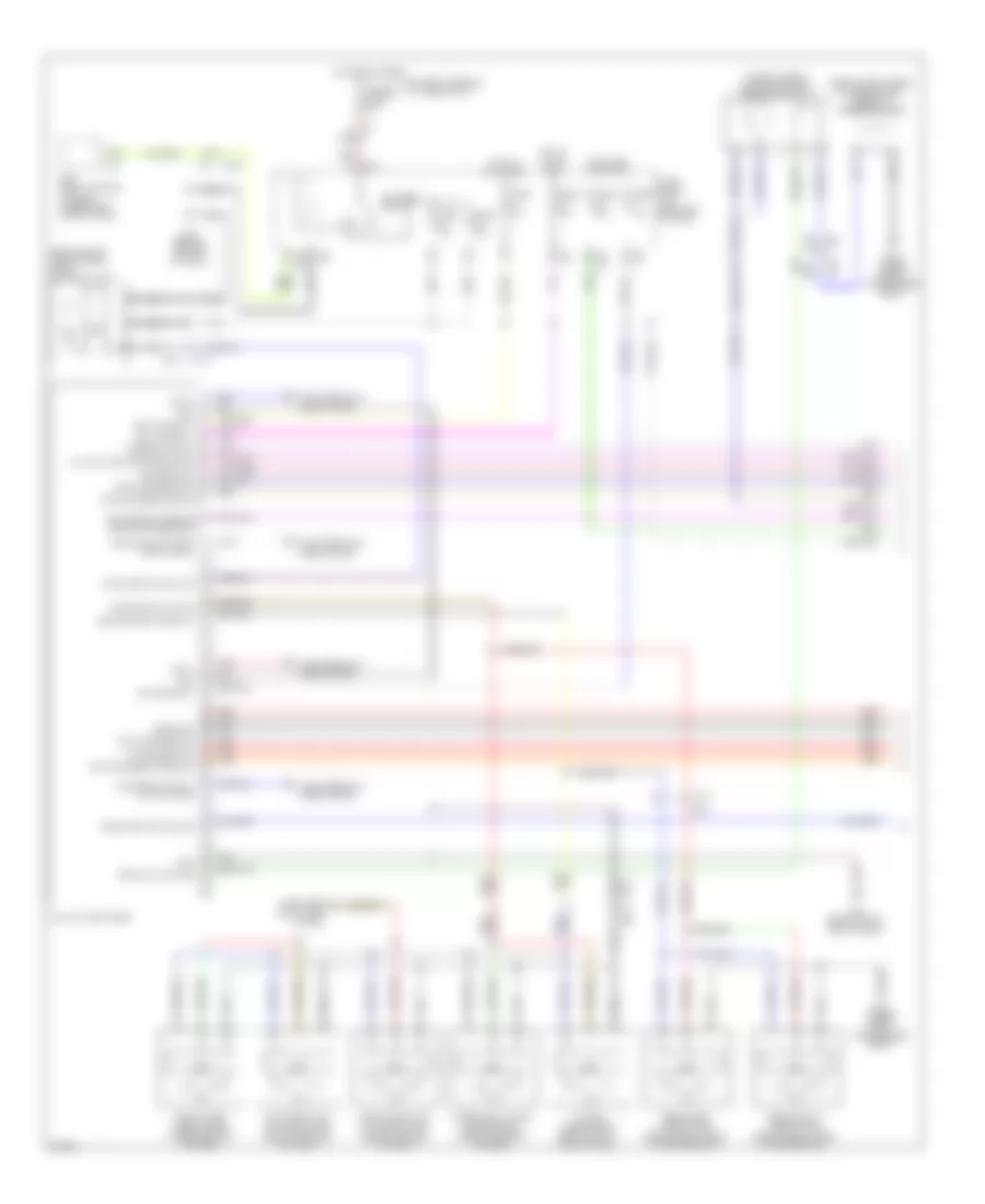Automatic A C Wiring Diagram 1 of 2 for Infiniti QX56 2012