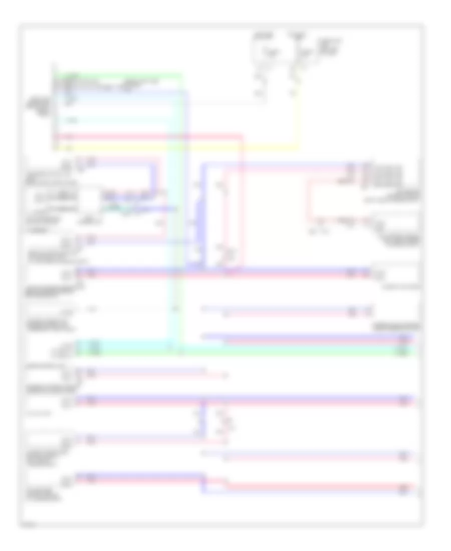 Computer Data Lines Wiring Diagram, without ICC (1 of 2) for Infiniti QX56 2012
